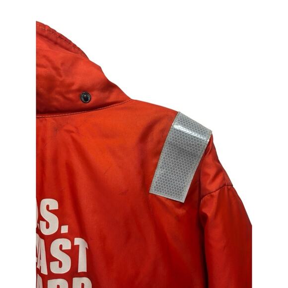 Mustang Survival Flotation Jacket Coast Guard Coat Orange MJ6214 Men's XL - Picture 7 of 14